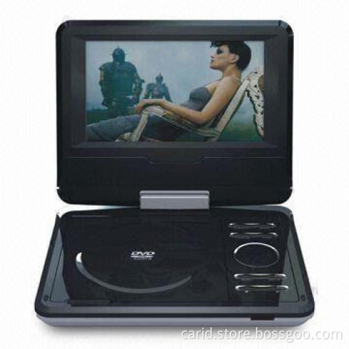 Portable DVD Player with Full Functional Remote Control, 16:9 or 4:3 Aspect Ratio